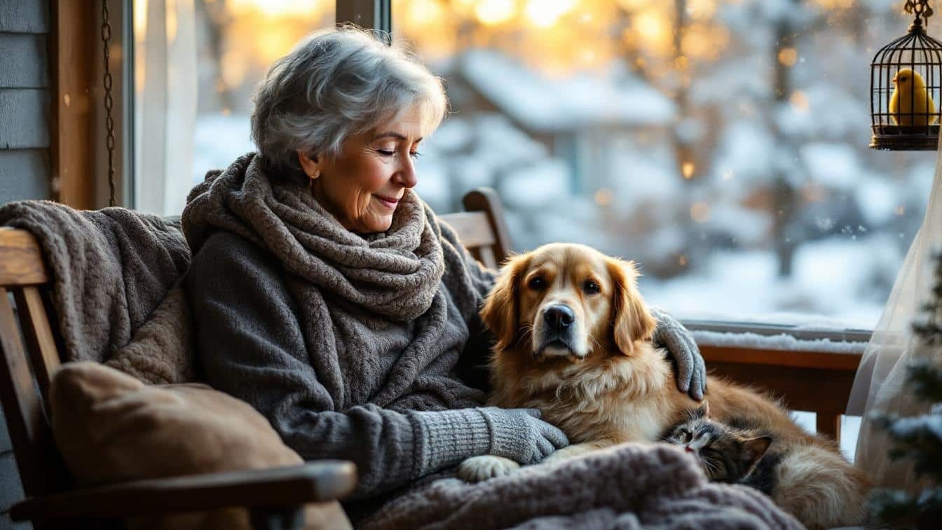 Animali anziani in inverno: questi 3 accorgimenti essenziali che cambiano tutto per il loro comfort