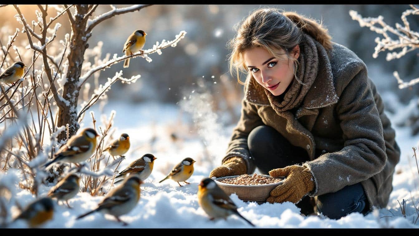 Come proteggere gli uccellini del giardino dal freddo con questo gesto semplice che salva vite