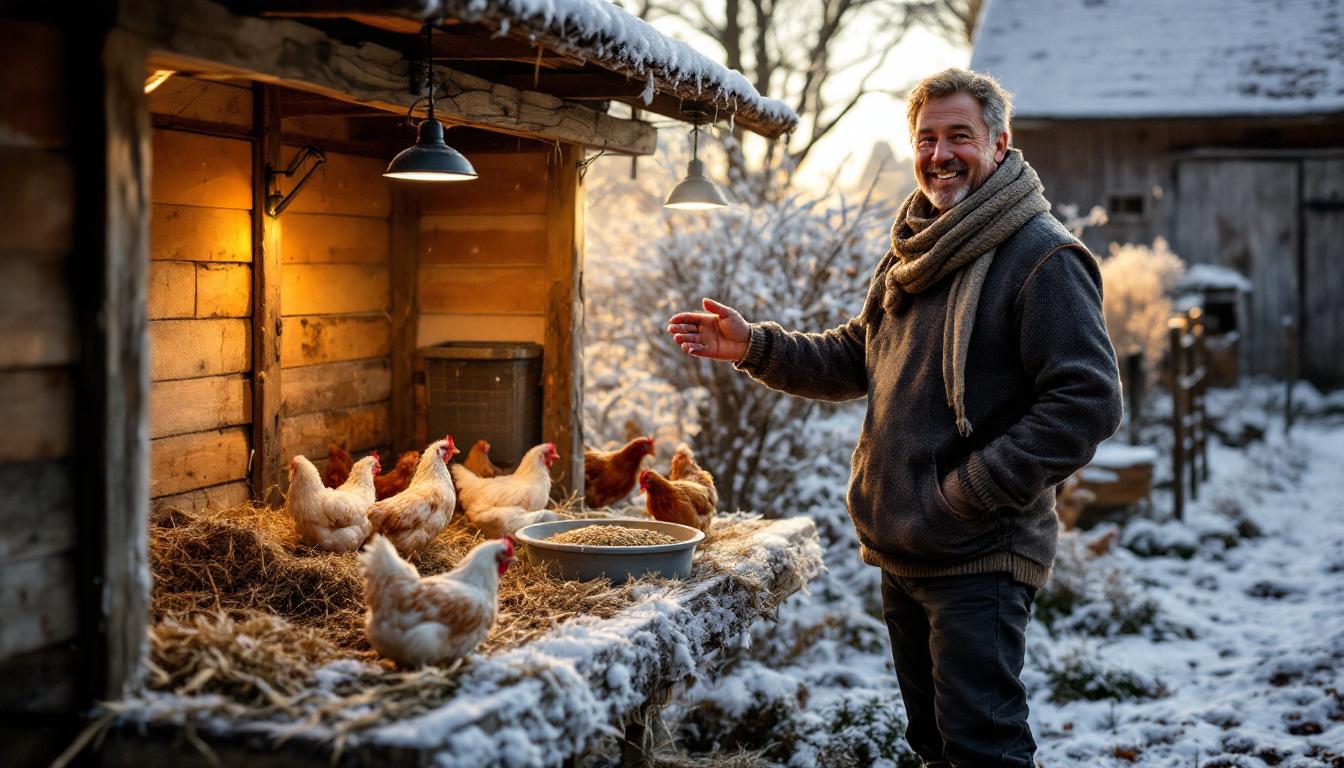 Come proteggere le galline dal gelo e mantenere la produzione di uova