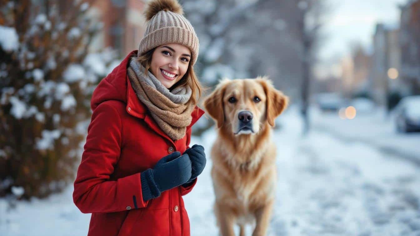 Il segreto per proteggere le zampe del cane dal sale e dal gelo durante le passeggiate invernali