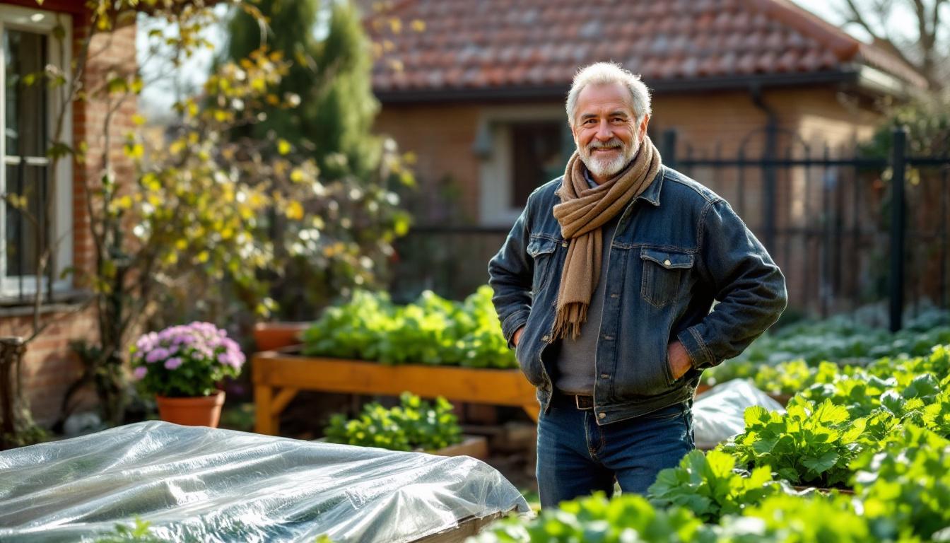 Orto protetto dal freddo con un ingrediente che hai già in casa