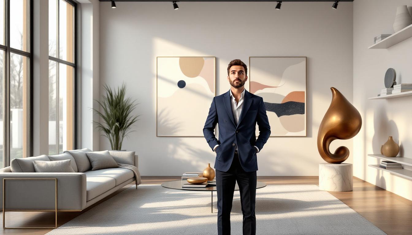 Salotto come una galleria d’arte: i trucchi di design per il 2026